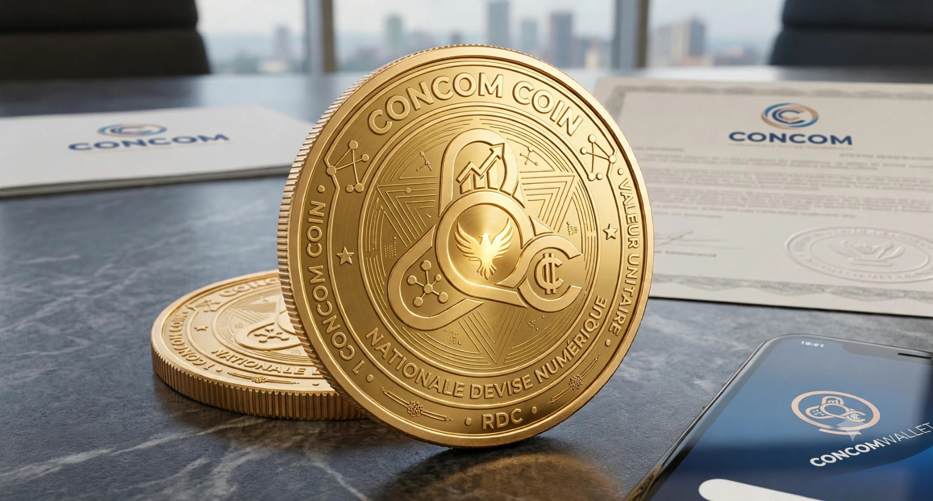 CONCOM COIN — devise numérique nationale de la RDC